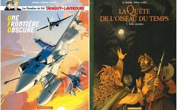 Dargaud : La quête de l'oiseau du temps T7, Tanguy et Laverdure T10