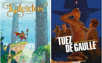 Kaleidos t1 chez Delcourt et Tuez de Gaulle T2 chez Delcourt