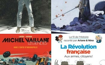 Dupuis, Jérémiah T39, Le fil de l'Histoire, Ténébreuse T2, Michel Vaillant Légendes