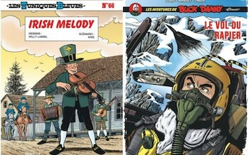 Dupuis : Les Tuniques bleues T66, Buck Danny "classic" T9