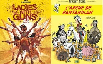 Dargaud : Ladies with guns T2, Lucky Luke T10