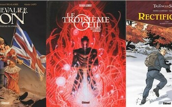 Glénat : Le Chevalier d'Eon T3, Le Troisième oeil T2, Rectificando T2