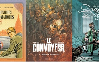 Le Lombard : Chroniques diplomatiques T2, Les Mémoires de Dragon Dragon T2, Le convoyeur T4