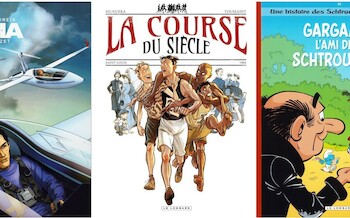 Le Lombard : La course du siècle, Alpha T18, Les Schtroumpfs T41