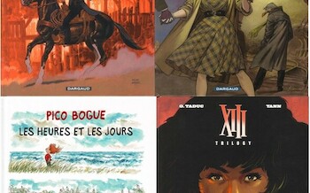 Dargaud : Undertaker T7, Blacksad T7, Pico Bogue T, XIII Trilogy T1