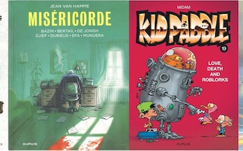 Dupuis : Mademoiselle J T3, Miséricorde, Kid Paddle T19, Buck Danny T60