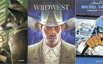 Dupuis : La faune symbolique, Wild West T4, Michel Vaillant histoires courtes T3