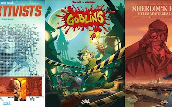 Soleil : H@cktivists T2, Goblin's T11, Sherlock Holmes et les mystères de Londres T2