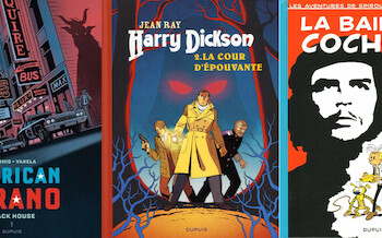 Dupuis : American parano T1, Harry Dickson T2, Spirou et Fantasio classique 