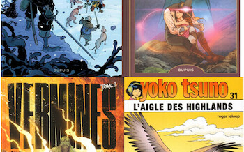 Dupuis : Cinq Avril T3, Les Coeurs de ferraille T3, Yoko Tsuno T31, Vermines T2