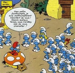 le peuple schtroumpf