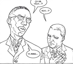 Tom (à droite) ne voit pas le vie en rose...