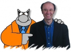 Le Chat et Philippe Geluck