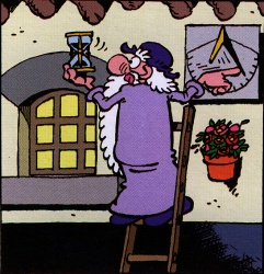 Léonard se joue du temps