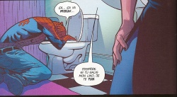 Spider-man aux toilettes, rare...