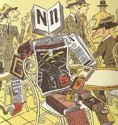 Dadaïste au bistrot