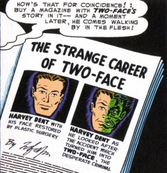 1954 : l'endroit et l'en-vert de Double-Face
