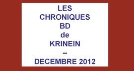 Les sorties BD de Décembre chroniquées par KRINEIN