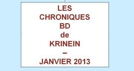 Les sorties BD de Janvier chroniquées par KRINEIN