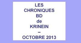 Les sorties BD d'Octobre 2013 chroniquées par KRINEIN
