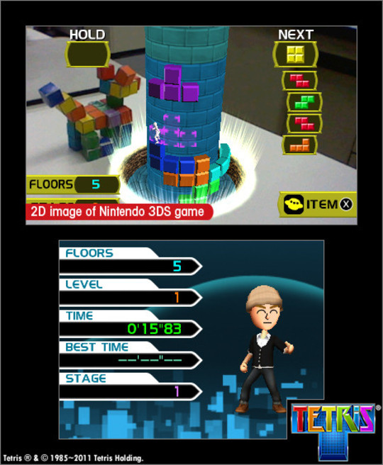 Un Tetris très alléchant pour la 3DS
