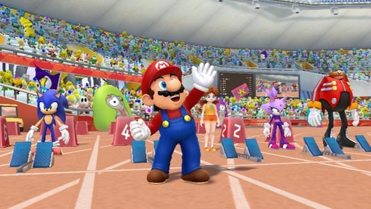Mario et Sonic s'échauffent pour les JO de Londres 2012