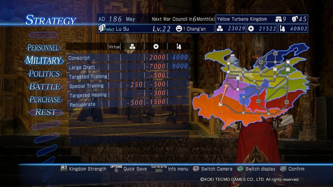 Dynasty Warriors 8 : Empires - Test PS4