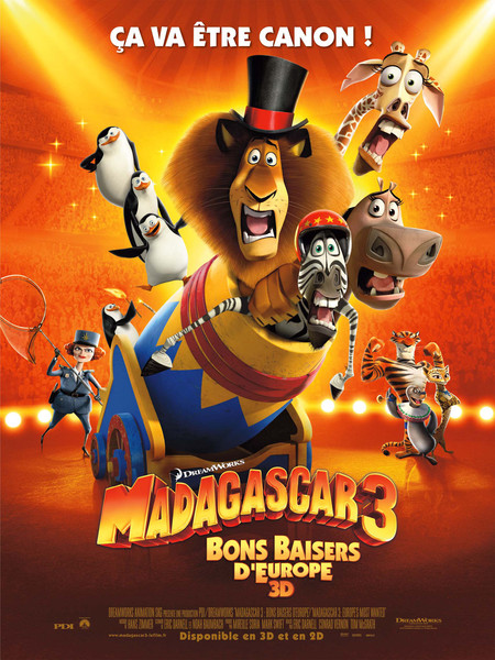 Madagascar 3 Bons baisers d'Europe