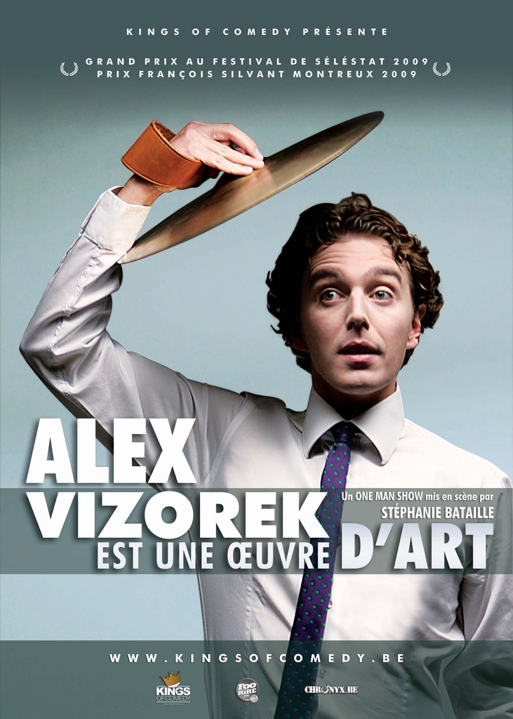 Alex Vizorek dans Alex Vizorek est une oeuvre d'art
