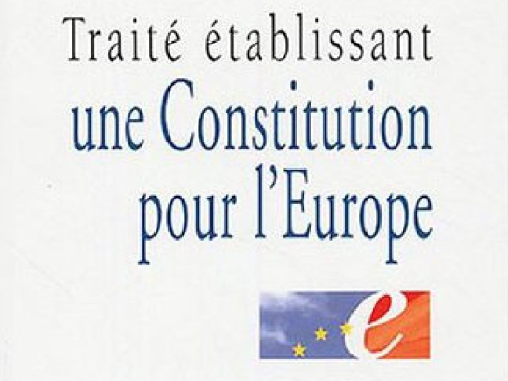 Traité établissant une Constitution pour l'Europe