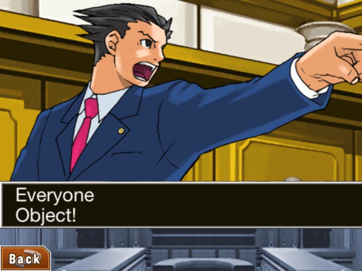 Les trois Phoenix Wright sur iphone et compagnie