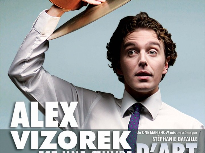 Alex Vizorek dans Alex Vizorek est une oeuvre d'art 